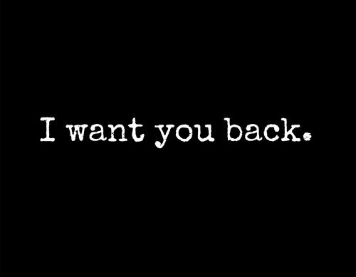 I Want you Back Poetry