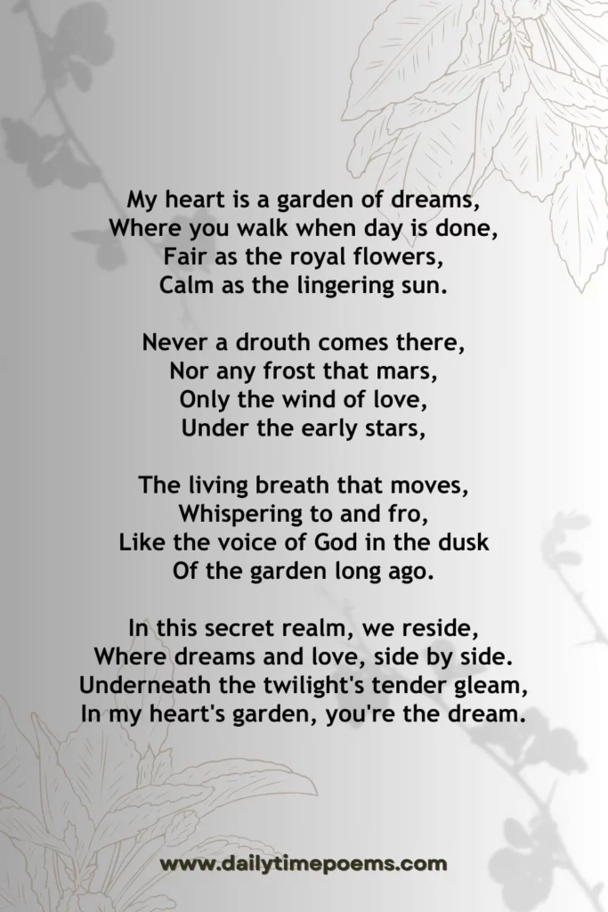 Garden of Dreams - Poems about Dreams