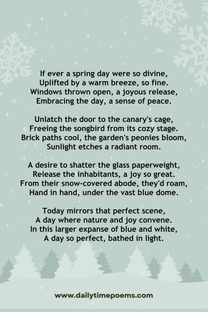 A Perfect Spring Day - Famous Spring Poems