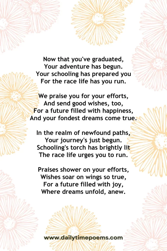 Graduation Day Poems - 15 Poems for Graduates...