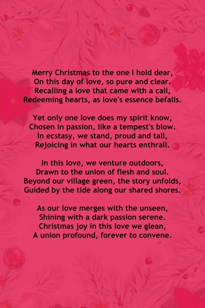 Christmas Love Poems - 15 Poems about Xmas Love and Gratitude