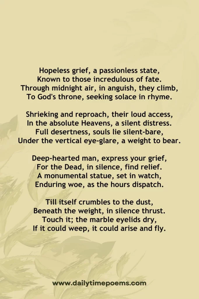 Famous Grief Poems Collection 16 Poems About Grievances And Consolation Famous Grief Poems Collection 16 Poems About Grievances And Consolation