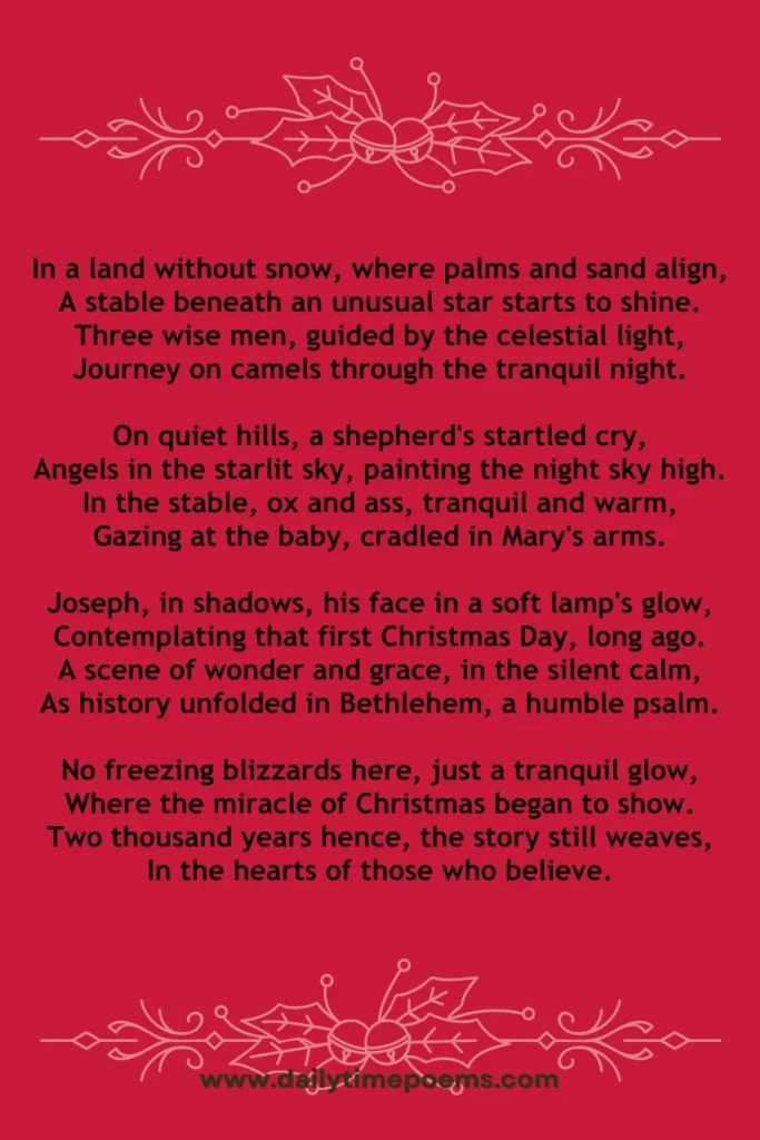 Whispers in Bethlehem's Calm - Christmas Poems