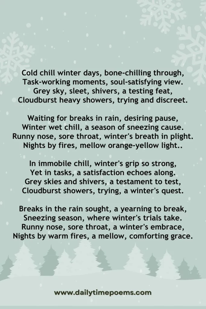 Poems For Winter - 15 Poems to appreciate the Chilly season and Nature