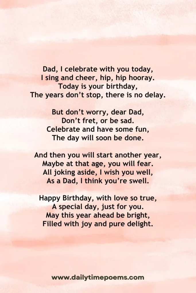 Celebrate - Poetry for Dad's Birthday