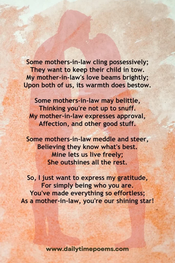 Star Mother-In-Law - Poems for Mothers