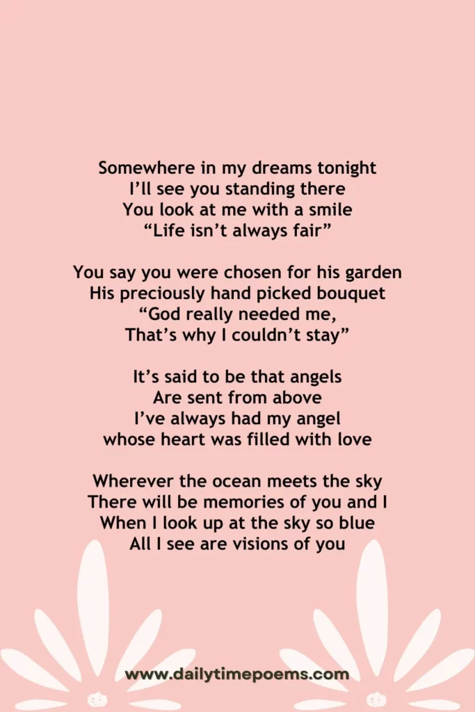 In My Mind - Best Funeral Poems