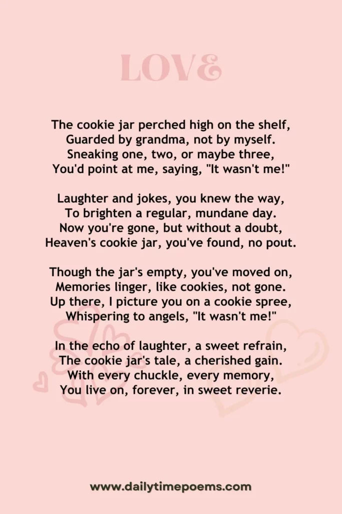 The Cookie Jar Mystery - Best Uncle Poems