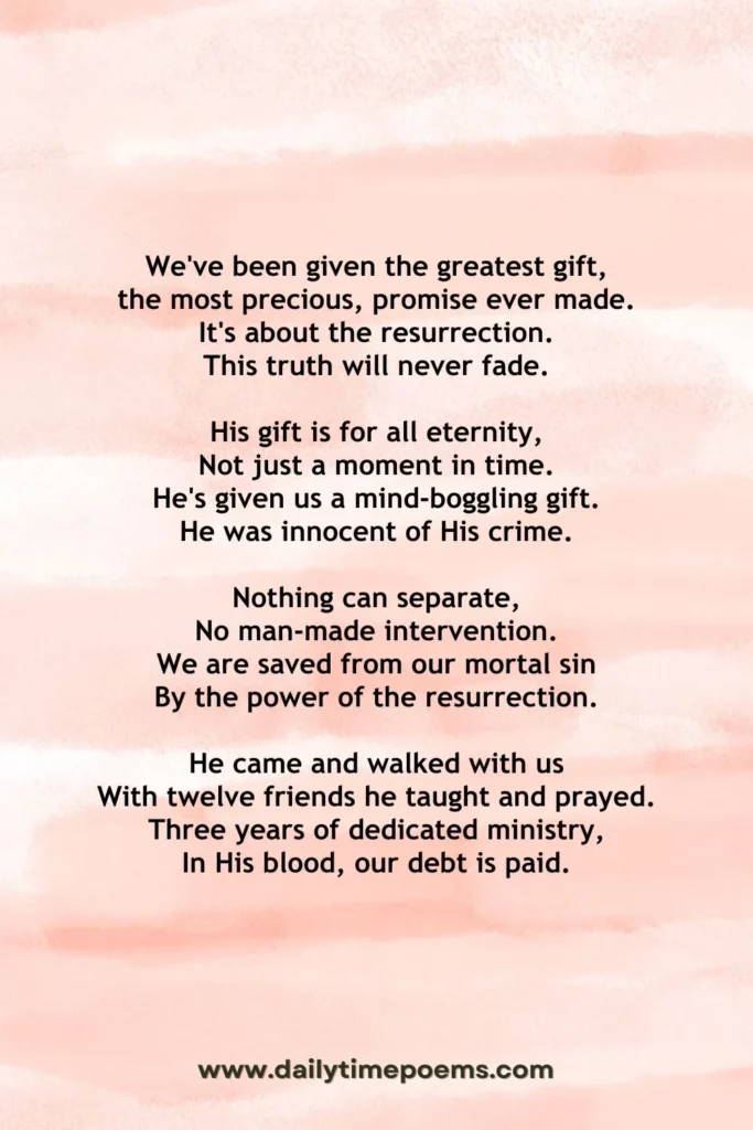 Three Years And Twelve Friends - Easter Poems