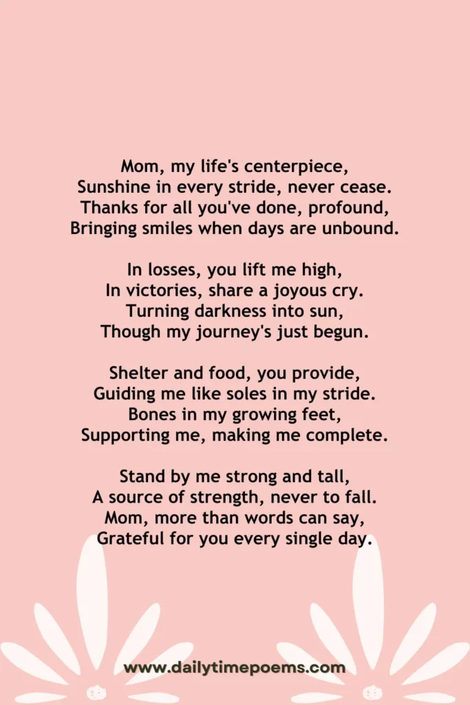 Mom - Mother's Day Poems from Child