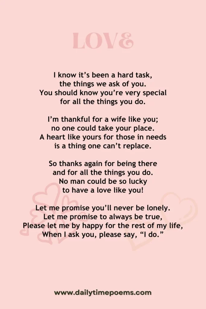 Thanks - Mother's Day Poem